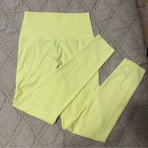 Neon yellow Aerie leggings